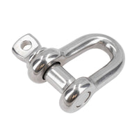 1/2" Stainless Steel Dee Shackle Load Rated SWL 2 Ton Marine Grade 316 DK39