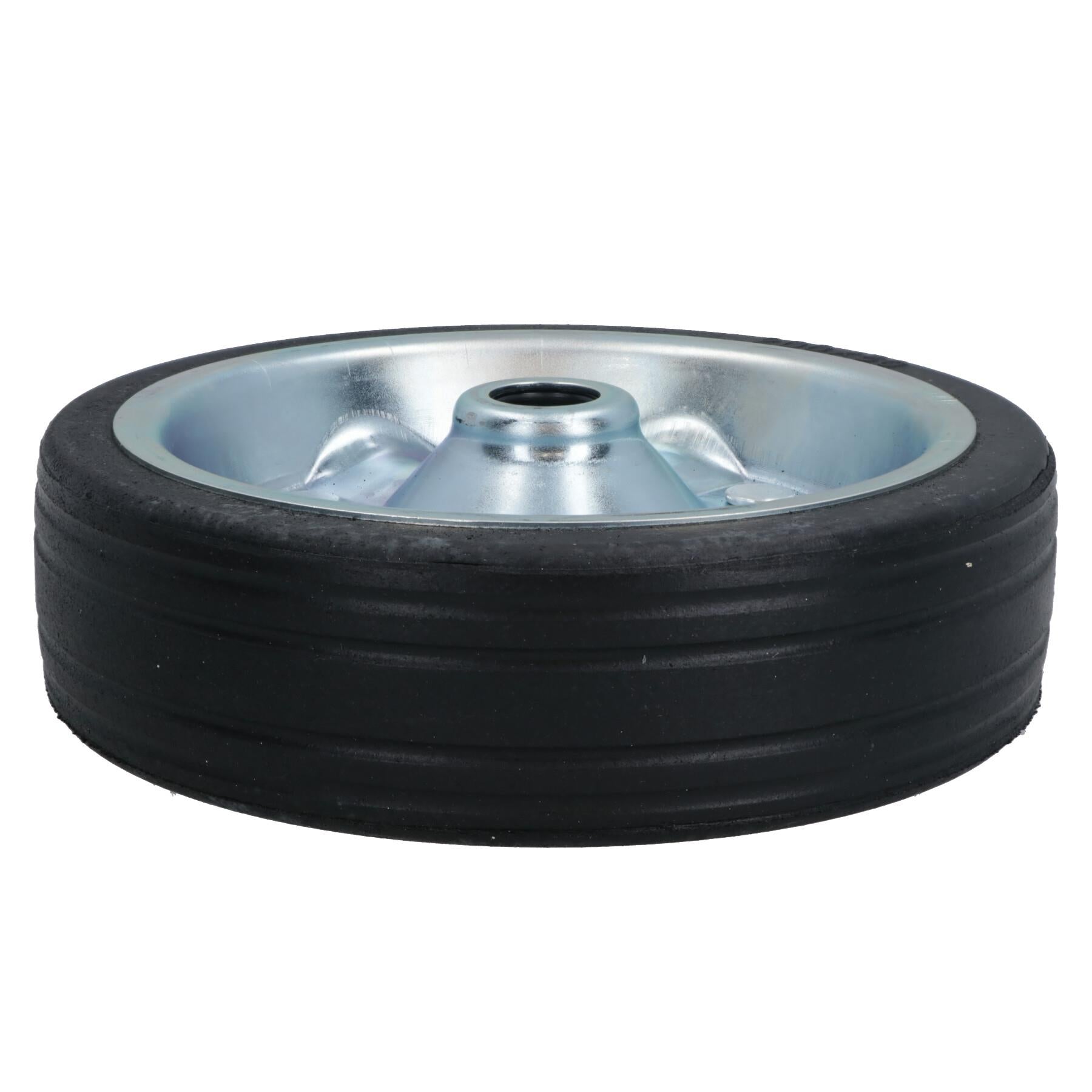 8in (200mm) Replacement Solid Jockey Wheel For Ribbed Jockeys Heavy Duty