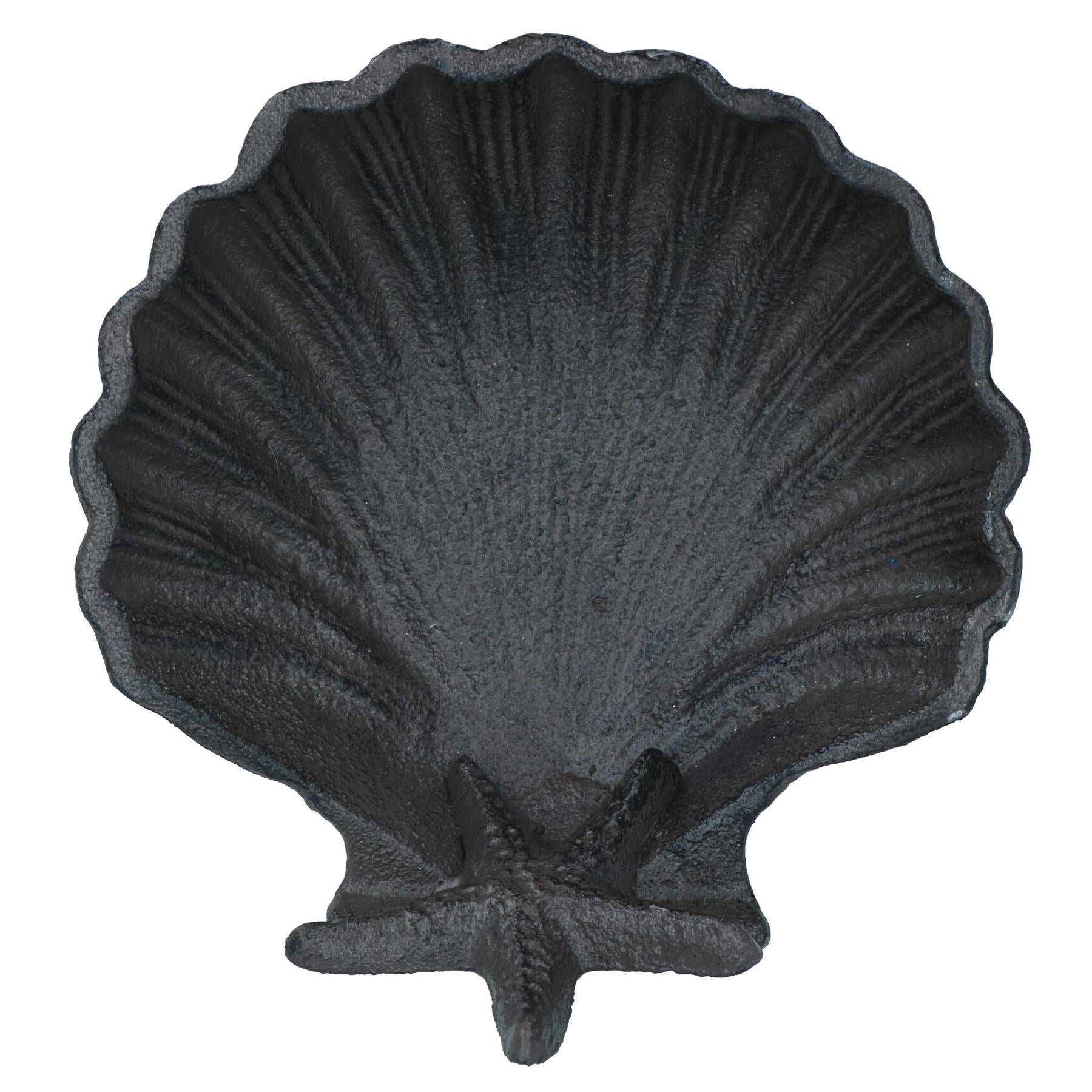 Starfish On Shell Soap Dish Bar Holder Seaside Vibe Bathroom Toilet Beach