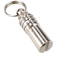 Dog Cat Pet Identity Tube ID Tag 3cm With 0.5cm Round Barrel