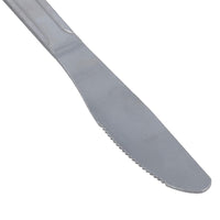 Edelstahl Besteck Esstisch Messer 20cm lang Silber in der Farbe