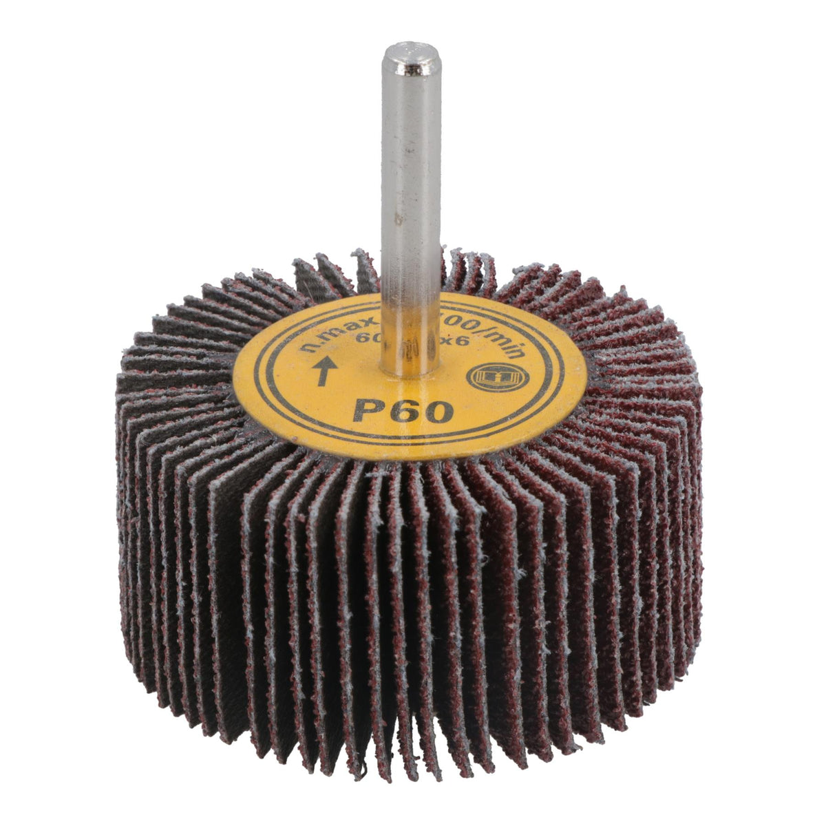 60mm 60 Grit Abrasive Flap Wheel Discs Sanding Rust Removal 6mm Shank