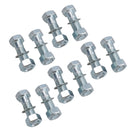 M16 (16mm) x 55mm High Tensile Tow Bar Ball Fixing Bolts Washers + Nuts