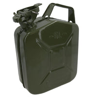 Bidon de carburant en métal pour essence, diesel, liquide, vert armée, 5 litres, Sil221