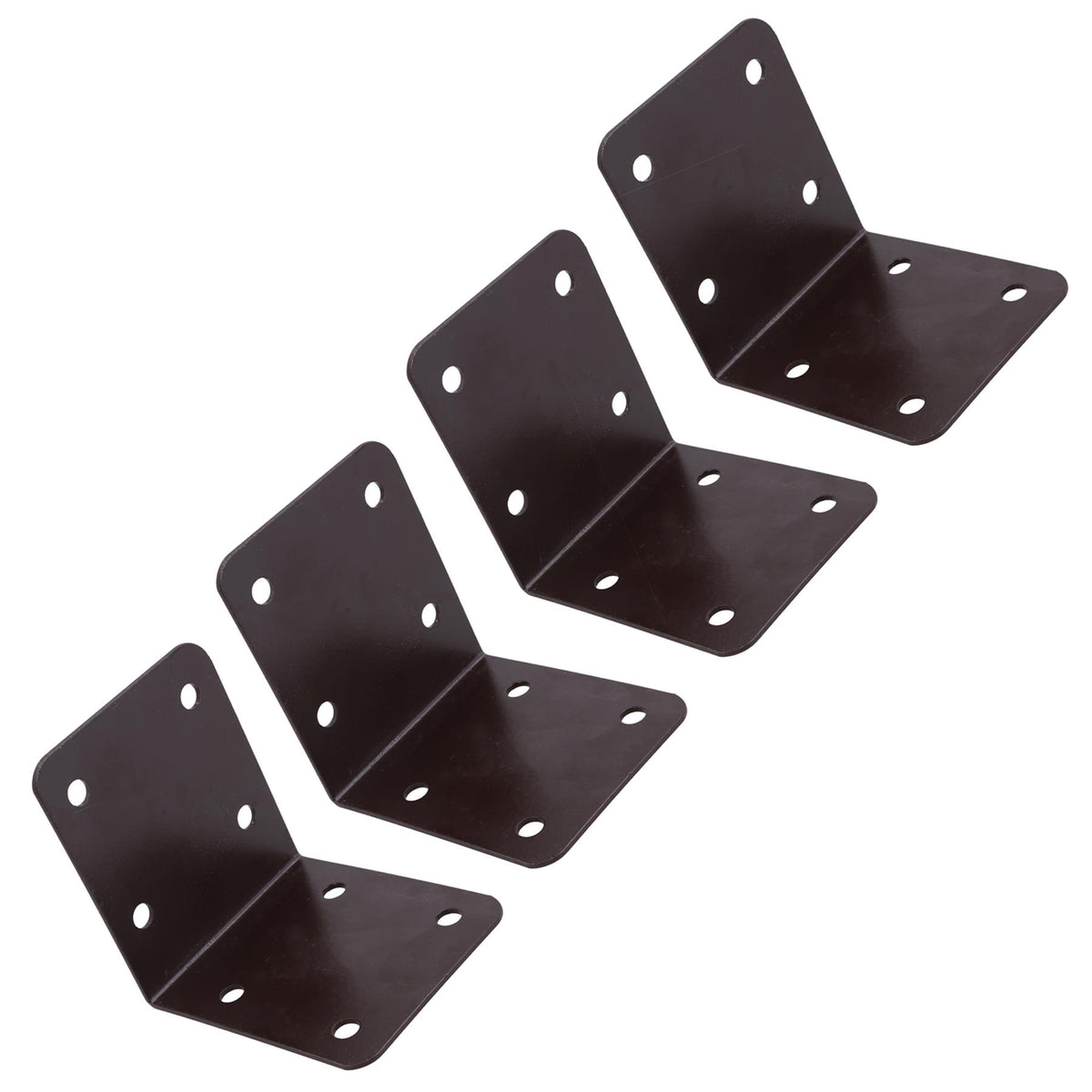 Garden Internal Sleeper Corner Support Bracket 90 Degree 85mm Steel