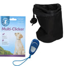 Volume Controlled Company Of Animals Multi Clicker Dog Puppy Training With Treat Bag