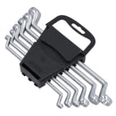 Metric Double Ended Bi-hex Ring Spanners 6mm - 17mm 6 Spanners 12 Sizes