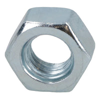 M10 x 1.5mm Hex Full Nut Fastener Hexagonal Metric Nuts Grade 8 Zinc Plated