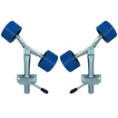2 Pack Boat Roller Wing Bracket & Stem Post with Non Marking Rollers Trailer