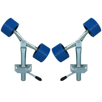 2 Pack Boat Roller Wing Bracket & Stem Post with Non Marking Rollers Trailer