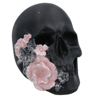 Floral Skulls Ornament Set Of 3 Resin Statue Sculpture House Decoration Home