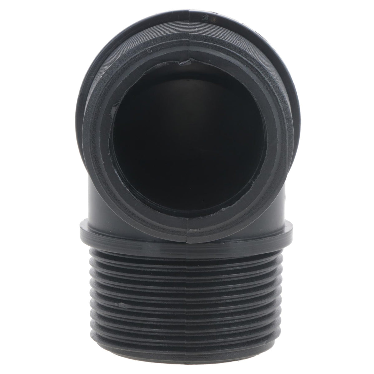 Polypropylene PP 1-1/4in BSP Male x Male Threaded 90° Elbow Connector