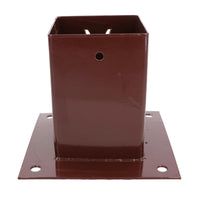 Easy Grip Fence Post Bolt Down Shoe Holder Support Clamp 75mm or 100mm