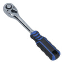 1/2in Drive Straight Headed Ratchet 90 Teeth Quick Release With Rubber Grip