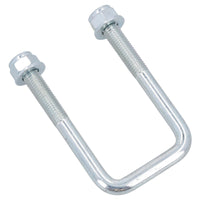 2 Single Parabolic Leaf Spring High Tensile U Bolt Nuts for Ifor Williams Trailers
