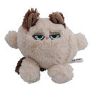 Super Plush Soft Grumpy Cat Head Dog Puppy Play Toy With Squeak 20x24cm