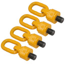 M24 x 40mm Swivel Rotating Lifting Point Eye Bolt With Ring 3.15 Ton Capacity