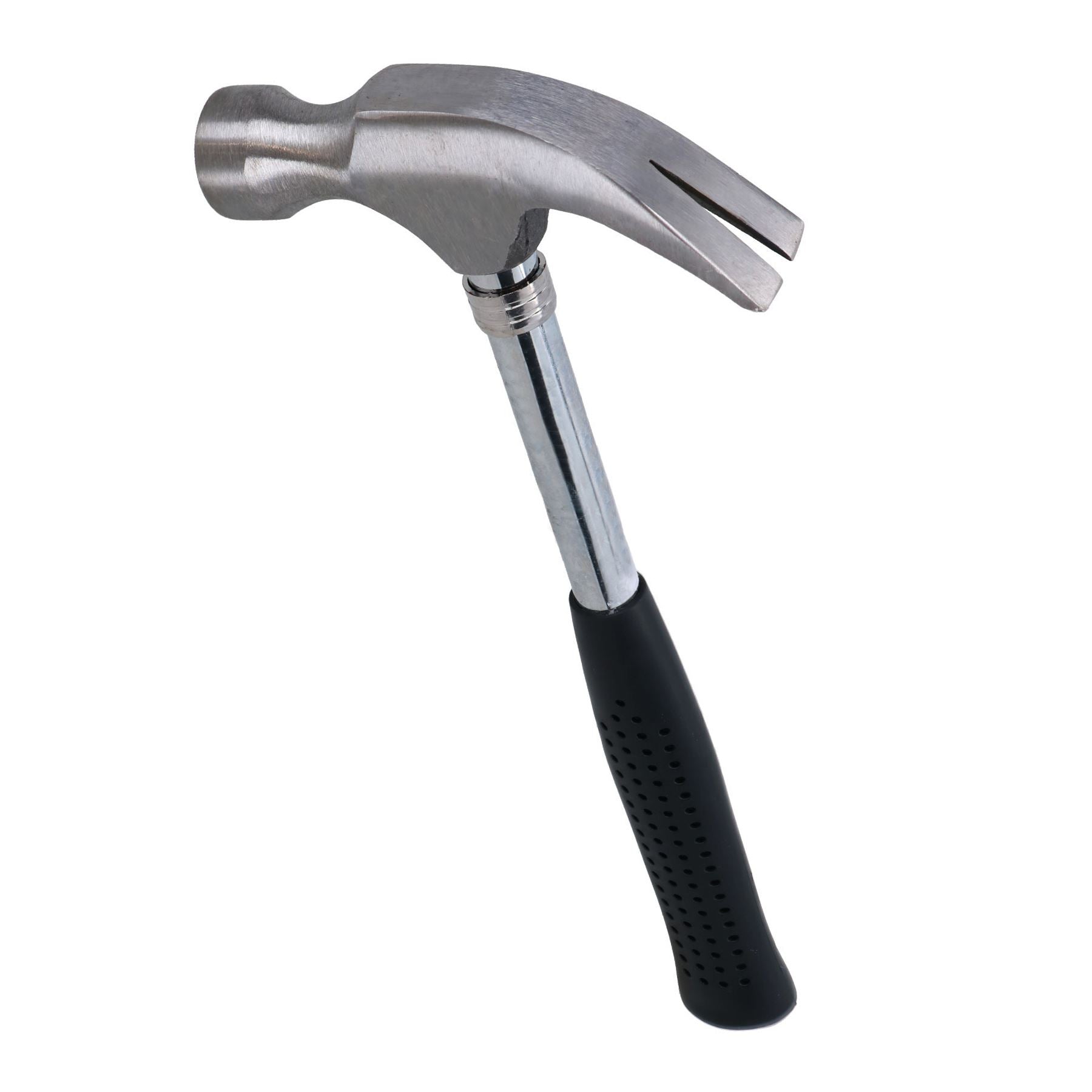 8oz Mini Claw Hammer with Tubular Rubber Handle Screw Nail Remover 10” Long