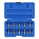 1/2" Screw Stud Extractor Remover Set Reverse Thread Easy Out 3-11mm 10pc AT077