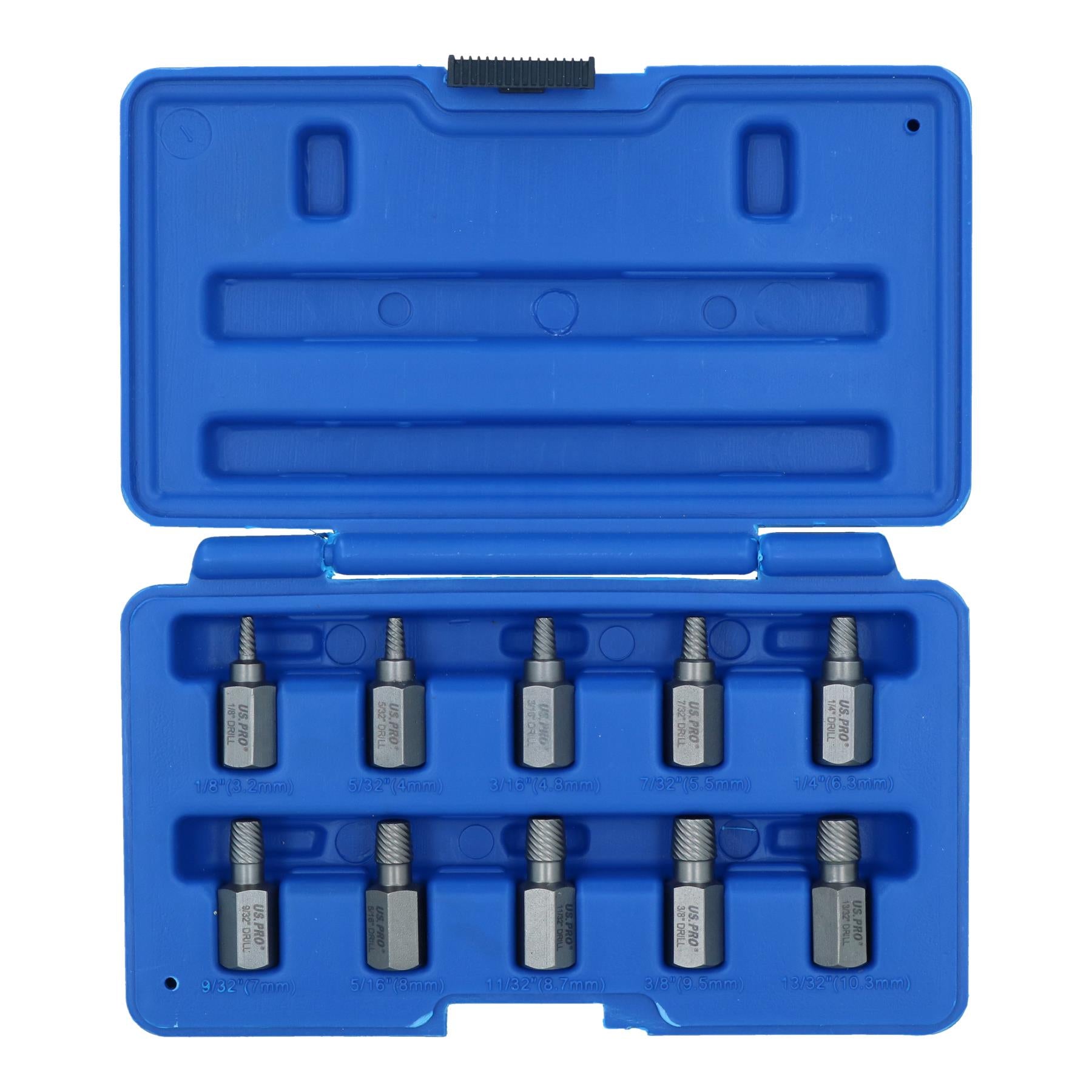 1/2" Screw Stud Extractor Remover Set Reverse Thread Easy Out 3-11mm 10pc AT077