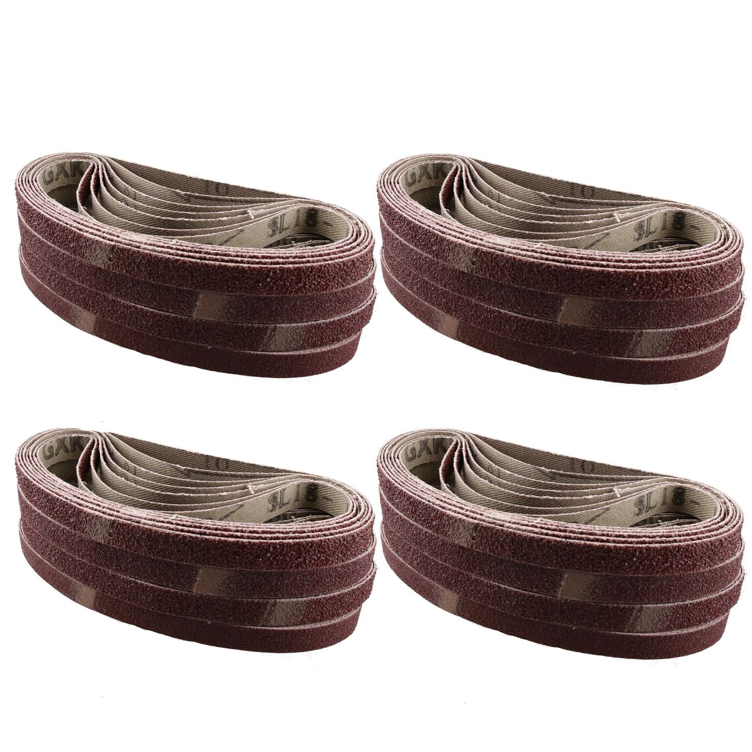 Air Finger Sander Sanding Abrasive Belts Grinder 330mm x 10mm Mixed Grit 100pk