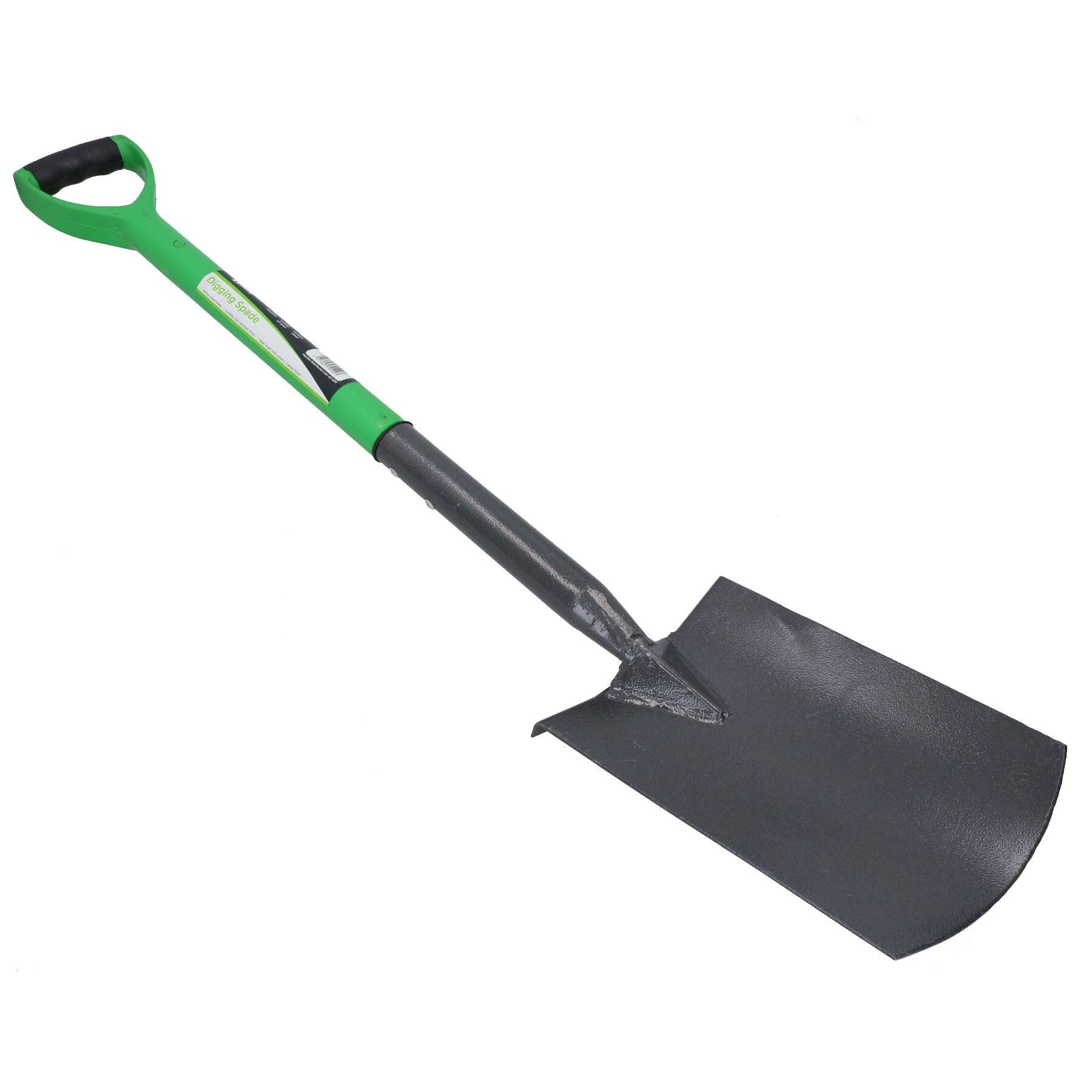 Garden Gardening Digging Spade + Border Spade Carbon Steel Blades 2pc Set