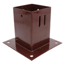 Easy Grip Fence Post Bolt Down Shoe Holder Support Clamp 75mm or 100mm