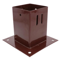 Easy Grip Fence Post Bolt Down Shoe Holder Support Clamp 75mm or 100mm