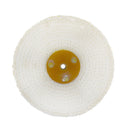 Coarse Sisal Fast Cut Buffing Polishing Mop 6" x 1.5" 3 Section 1st Stage Metal