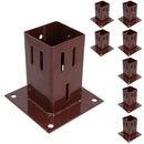 Easy Grip Fence Post Bolt Down Shoe Holder Support Clamp 75mm or 100mm