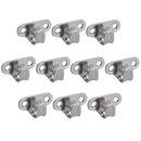 10 Pack Marine Lacing Hook Stainless Steel Tie Down Rope Point