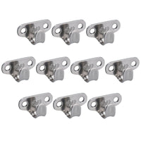 10 Pack Marine Lacing Hook Stainless Steel Tie Down Rope Point