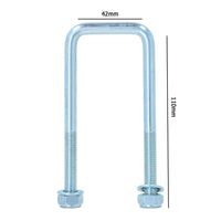 M10 U-Bolt N-Bolt 42mm x 110mm High Tensile for Boat Trailers