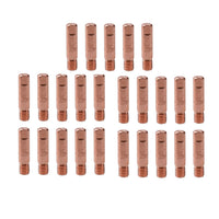1 shroud & 25 x 1.0mm Contact Tips MIG Welding Binzel Style Euro Torch MB15