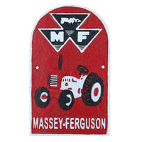 Plaque en fonte pour tracteur Massey Ferguson, ferme, mur, garage, atelier, charrue