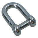 Galvanised D Shackle 6mm with Countersunk Pin Chain Link Chandlery
