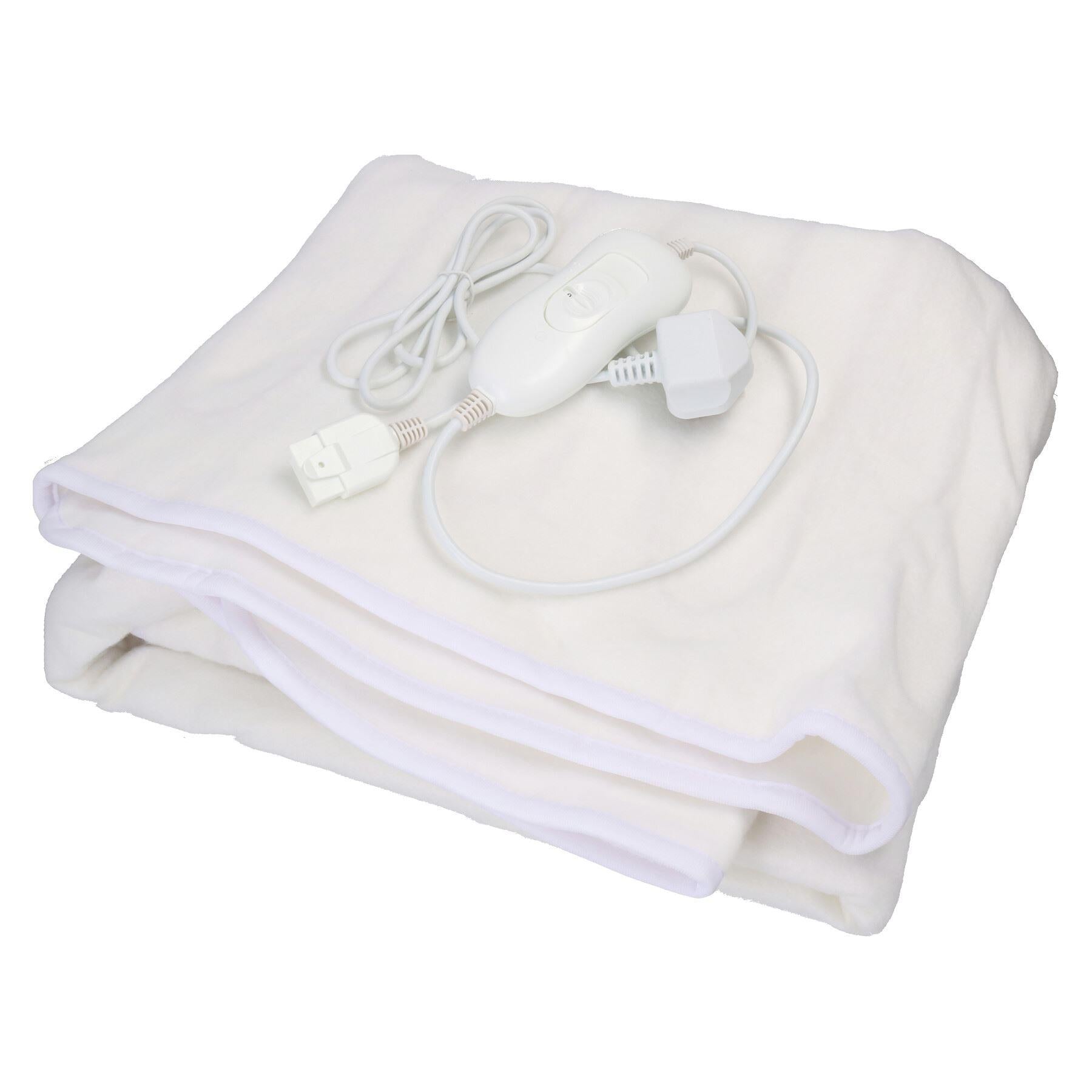 Small Electric Heated Under Blanket for Single Beds Machine Washable Warm