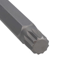 Douilles cannelées mâles 1/2" peu profondes et profondes M5 - M16, lot de 25 pièces