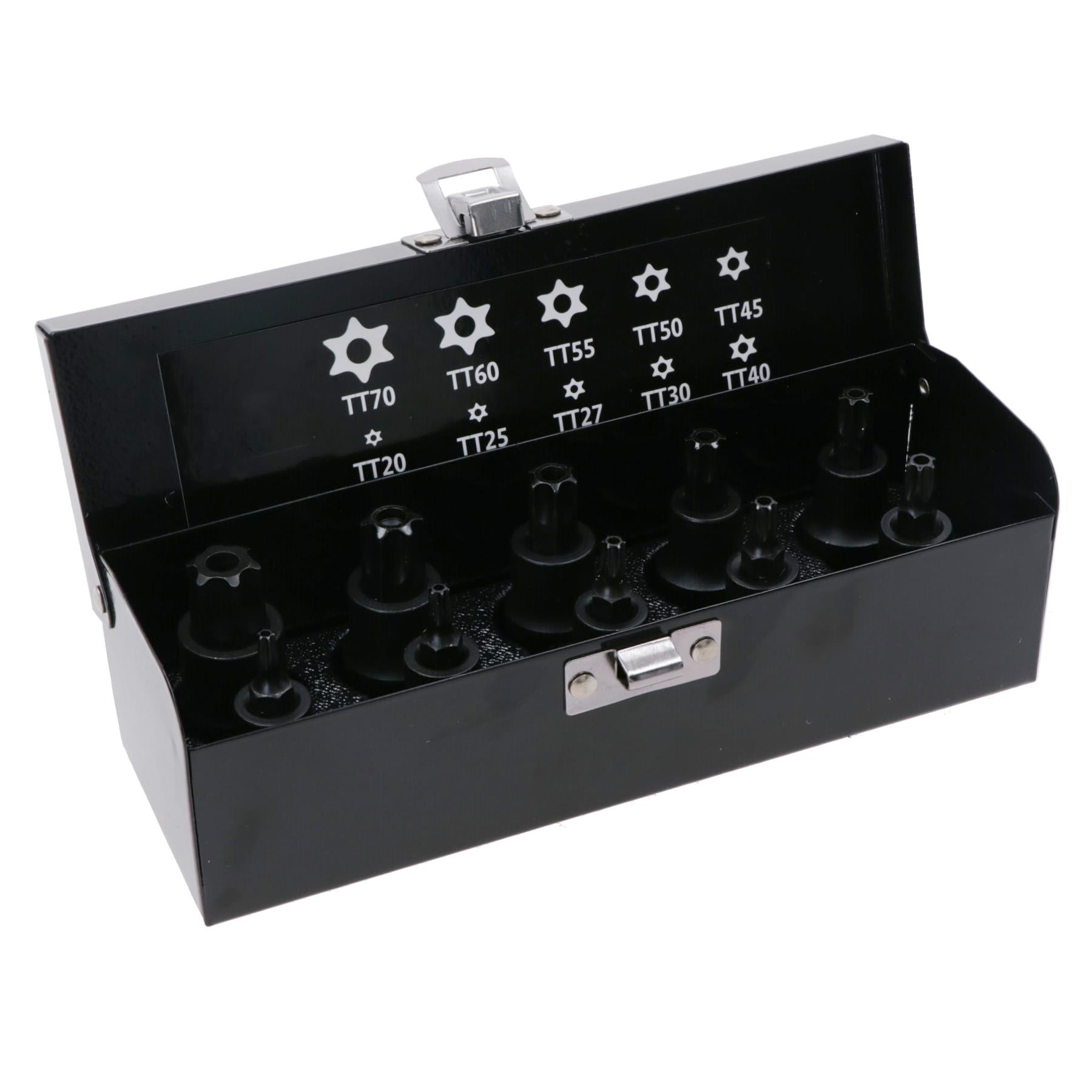 Male Tamper Proof Impact Impacted Torx Star Sockets TT10 – TT70 10pc Set