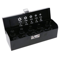 Male Tamper Proof Impact Impacted Torx Star Sockets TT10 – TT70 10pc Set