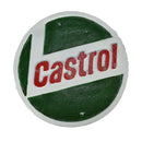 Plaque murale ronde en fonte Castrol pour garage, atelier, magasin, huile, moteur, voiture