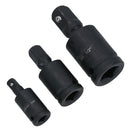 Universal Joint Wobble Swivel Socket Extension Adaptors UJ’s 1/4  3/8 1/2 Drive