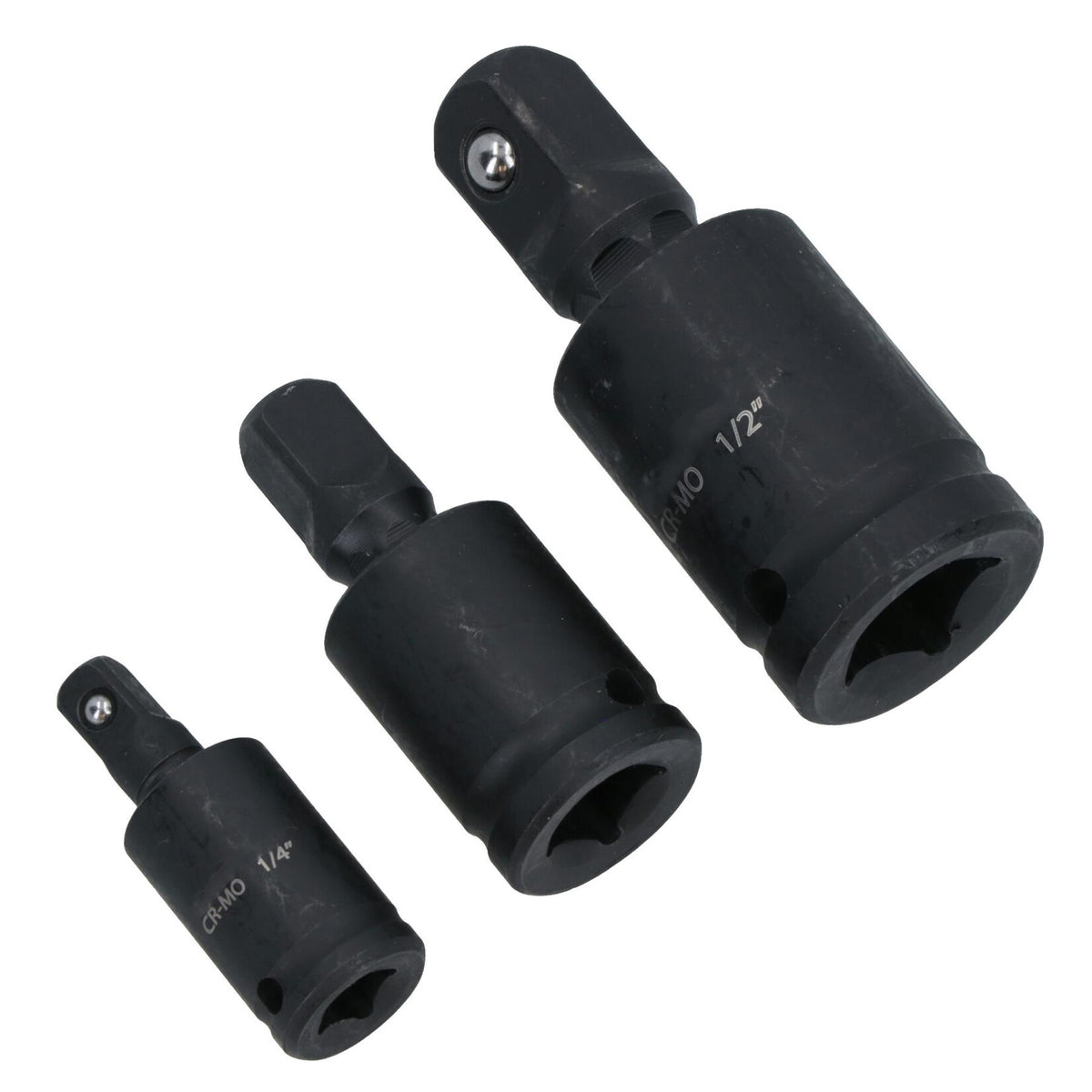 Universal Joint Wobble Swivel Socket Extension Adaptors UJ’s 1/4  3/8 1/2 Drive