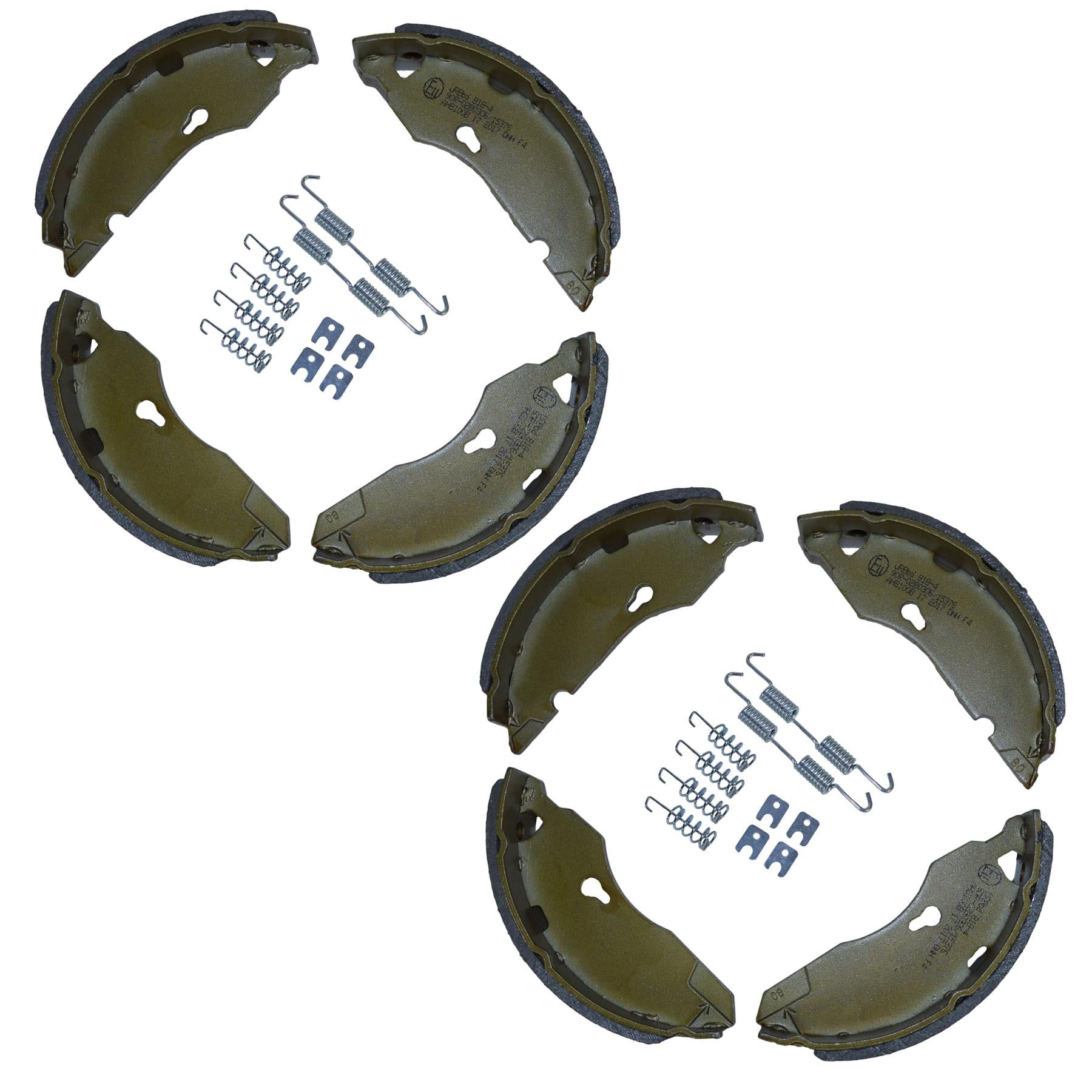 160 x 35mm ALKO Brian James Type Trailer Brake Shoes for 4 x Brake Drums