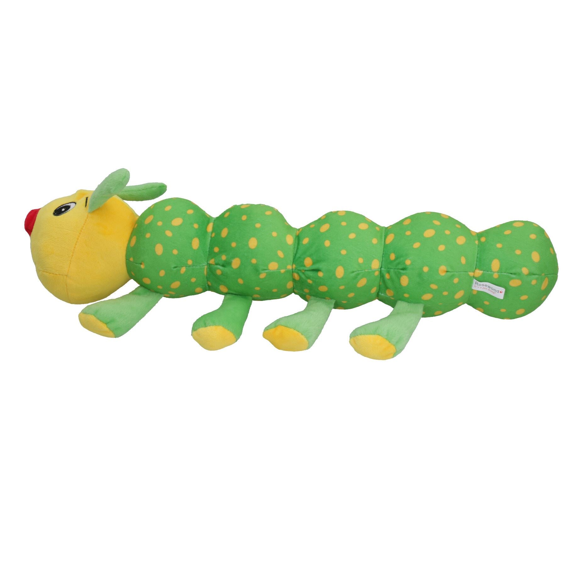 Peluche pour chien extra large Maxi Colin Caterpillar avec couinement Cadeau pour chien