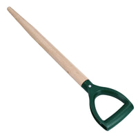 Pelle de jardin avec manche en bois et manche en D, fourche et bêche, 75 cm