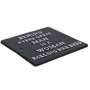 Behind Every Great Man is a Women Rolling Her Eyes Cast Iron Sign Plaque Wall