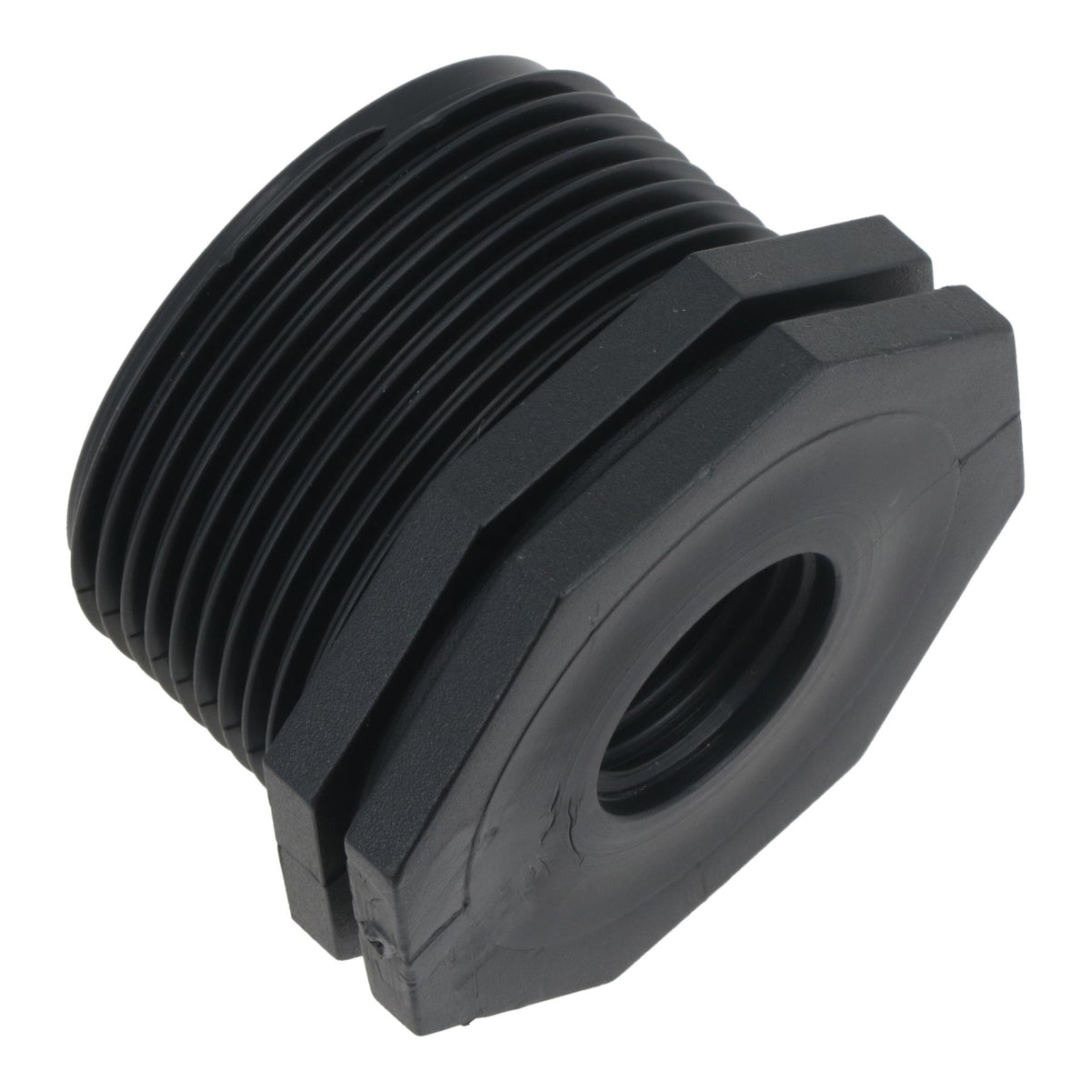 Polypropylene PP 1-1/2in – 1/2in Female – Male Pipe Threaded Reducing Bush
