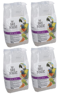 4PK 2KG Bird Grit With Ground Oyster Calcium &Mineral Aid Digestion Cage Litter