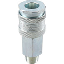 PCL XF Series Female Coupler 1/4" BSP Male Thread Air Hose Fitting AC71CM